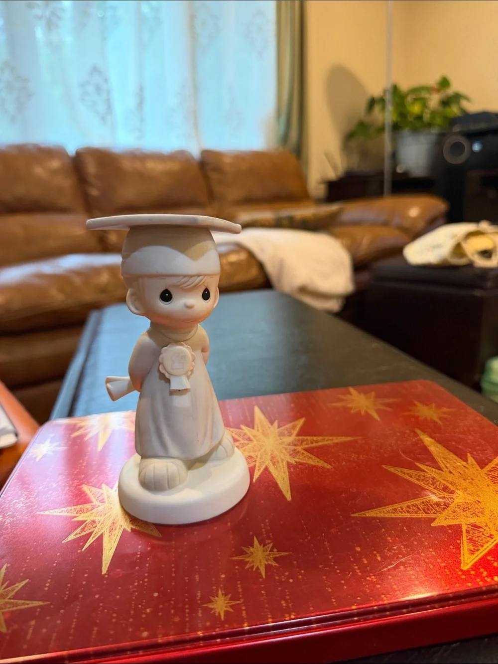 Precious moment Porcelain Graduation Figurine - Student Statue
